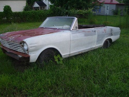 1963 chevrolet chevy ii nova convertible 2-door 3.8l