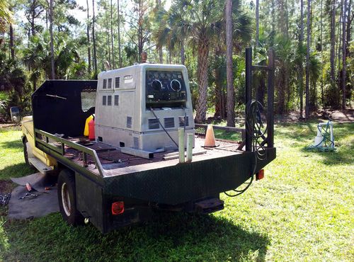 Ford f350 flatbed with lincoln 400 air cooled diesel