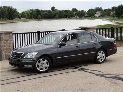 2005 ls430 luxury gry/gry naviagtion htd/cld sts back-up cam pdc serviced clean!