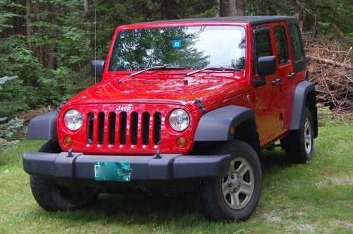 2009 jeep wrangler unlimited x right hand drive sport utility 4-door 3.8l