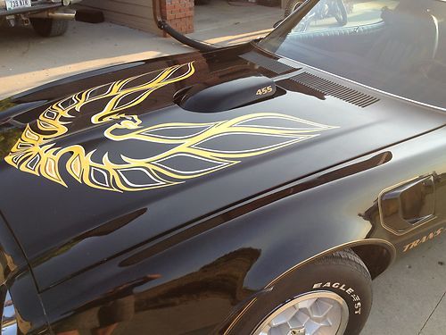 1976 trans am 455 survivor original 4 speed numbers match big block black phs