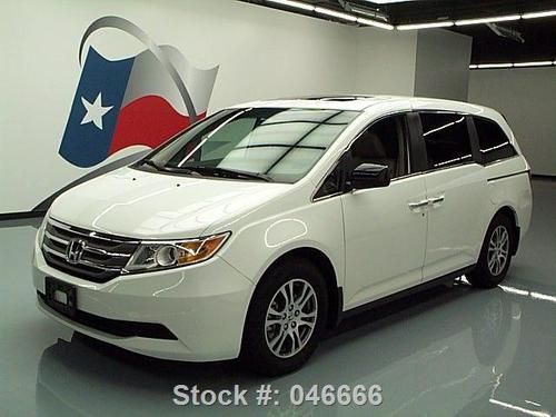 2012 honda odyssey ex-l sunroof rear cam 8-pass 20k mi texas direct auto