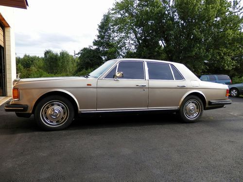 1984 rolls royce silver spirit, 412 v8 eng (6.75l), brown leather, 74k miles, nr