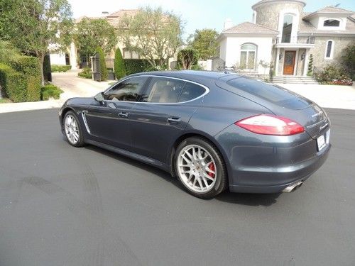 2010 panamera turbo, yachting blue, loaded, mint condition, 26k miles