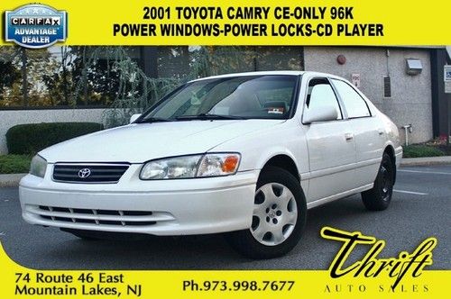 2001 toyota camry ce-only 96k-power windows-power locks-cd player