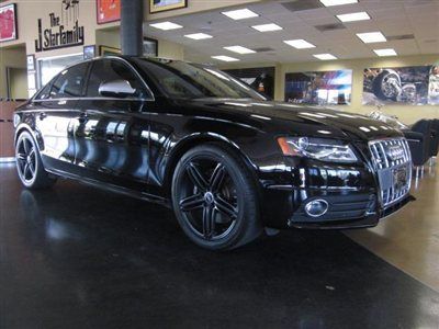 11 audi s4 sedan premium plus manual black quattro