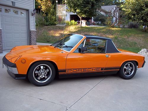 1972 porsche 914  real nice signal orange 2.0