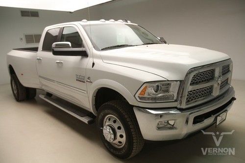 2013 drw laramie crew 4x4 navigation leather heated cummins diesel uconnect