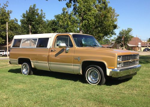 1984 chevrolet c10 custom standard cab pickup 2-door 5.7l