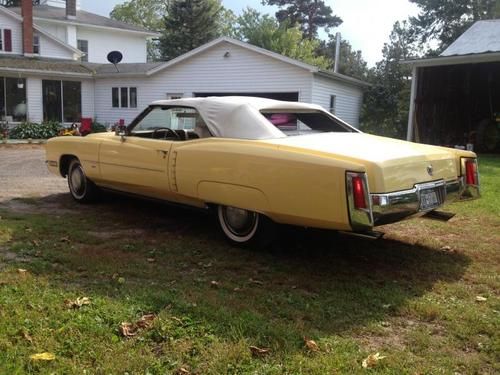 1971 cadillac eldorado base convertible 2-door 8.2l