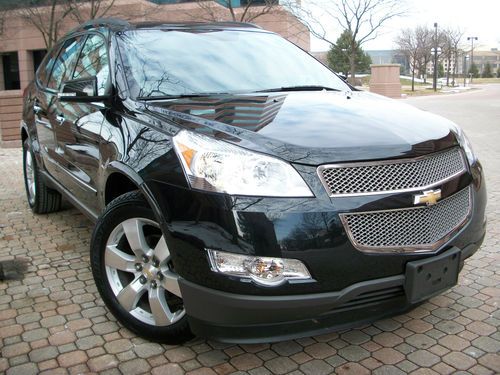 2012 chevrolet traverse ltz,no reserve,awd,pano,navi,dvd,salvage,rear camera