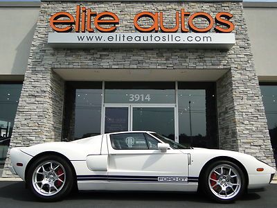 Only 800 miles 1 owner every option collector quality white with blue stripes