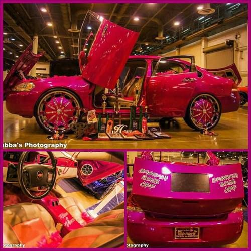 pink chevrolet impala, image 3