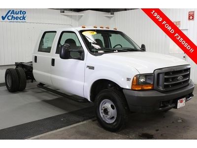 Used 99' f350 7.3l v8 di turbodiesel, 4x4,crew cab chassis, dual rear wheels