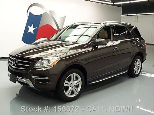 2013 mercedes-benz ml350 p1 sunroof nav rear cam 6k mi texas direct auto