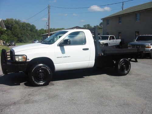 03 dodge ram 2500 st 4wd flatbed 5.9 cummins diesel 6 speed 140k colorado truck