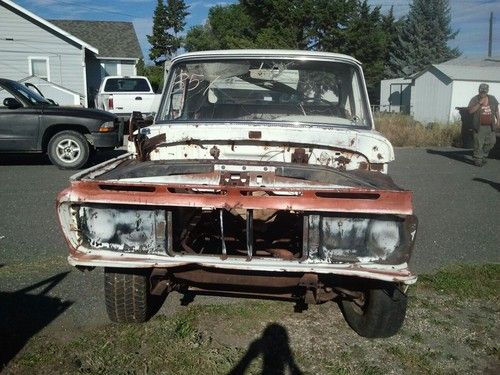 61 62 63 ford unibody shortbox, short box project pickup truck