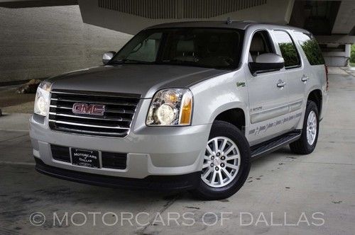 2009 gmc yukon hybrid navigation sat. radio onstar heated seats tv/dvd