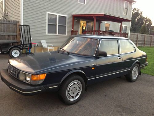 86 saab 900s 16 valve 5spd rare two door sedan