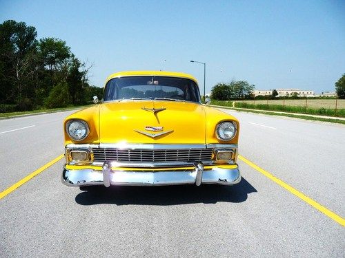 1956 CHEVY FRAME OFF RESTORATION RESTO ROD CUSTOM CLASSIC STREET HOT ROD RAT, image 2