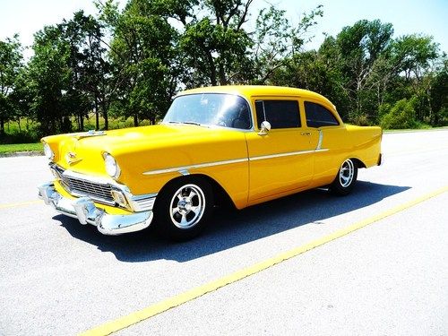 1956 CHEVY FRAME OFF RESTORATION RESTO ROD CUSTOM CLASSIC STREET HOT ROD RAT, image 3