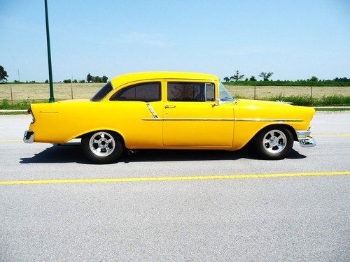 1956 CHEVY FRAME OFF RESTORATION RESTO ROD CUSTOM CLASSIC STREET HOT ROD RAT, image 7