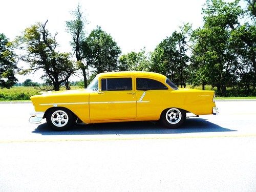 1956 CHEVY FRAME OFF RESTORATION RESTO ROD CUSTOM CLASSIC STREET HOT ROD RAT, image 8