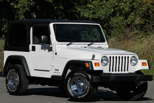 2005 jeep wrangler sport 4x4 4.0l a/c rhd mail delivery 1-owner carfax just 46k!