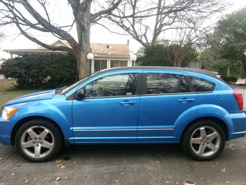 2008 dodge caliber r/t awd surf blue hatchback 4-door 2.4l