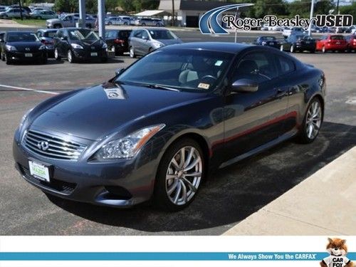 2008 infiniti g37 coupe heated seats leather push start satellite radio tpms abs