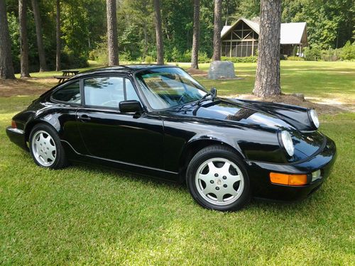Beautiful black on taupe (grey) 1990 carrera 2 /81,500 miles. excelent condition