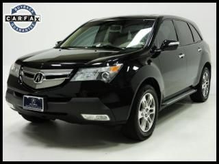 2007 acura mdx 4wd suv tech pkg snrf lthr navigation heated seats 6cd third row!