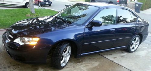 2006 subaru legacy, blue,