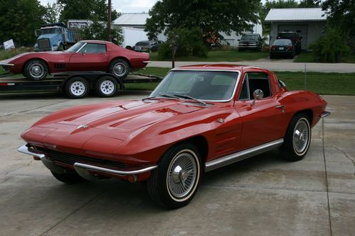 1964 corvette coupe l84 375hp x fuelie car 4 speed pwr brakes knock offs