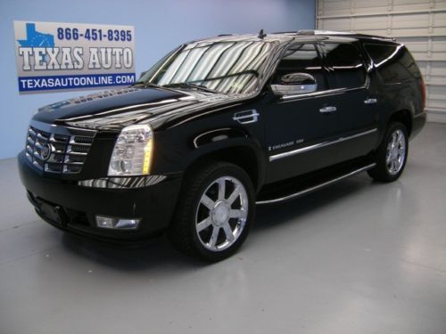 We finance!!  2009 cadillac escalade esv roof nav 2 tv's heated seats texas auto