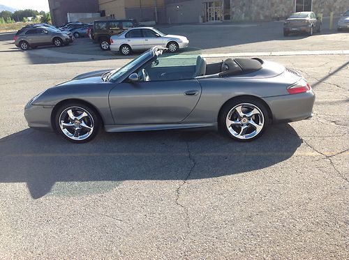 2004 porsche carrera cabriolet, seal grey