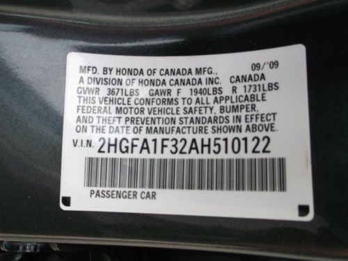 2010 Honda Civic DX Sedan 4-Door 1.8L, US $11,000.00, image 24