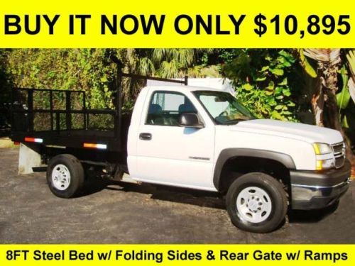 Best deals on ebay serviced 8ft steel bed folding sides and rear gate with ramps