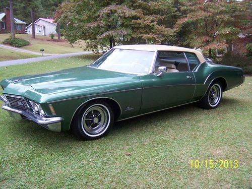 1972 buick riviera boattail 455 nice older driver not gs