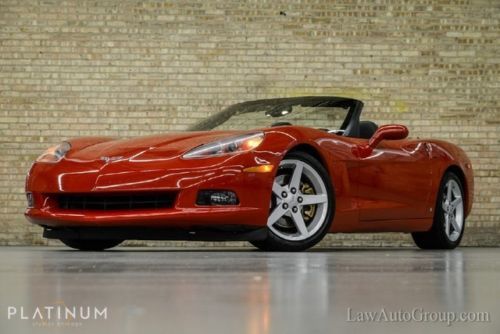 2005 chevy corvette convertible 6spd!! like new! head up display!! clean carfax!