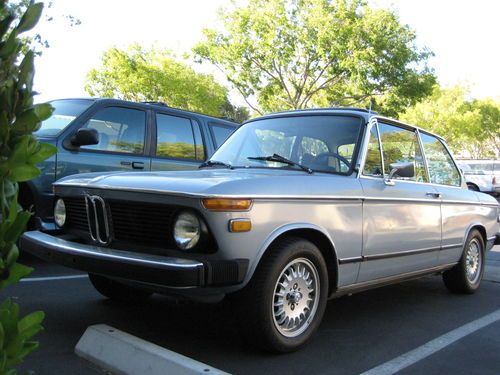 All stock 1976 bmw 2002 solid two-owner california car classic bimmer 2002