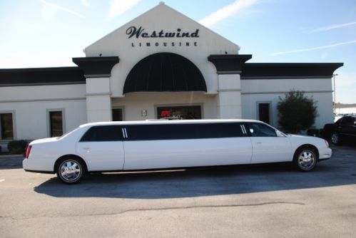 Limo limousine cadillac dts deville sedan stretch luxury stagecoach low miles
