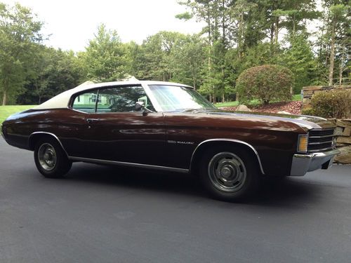 1972 chevrolet chevelle malibu california car