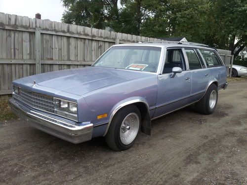 1983 chevrolet malibu classic wagon 4-door 5.0l