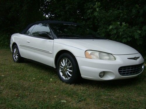 2003 chrysler sebring convertable limited