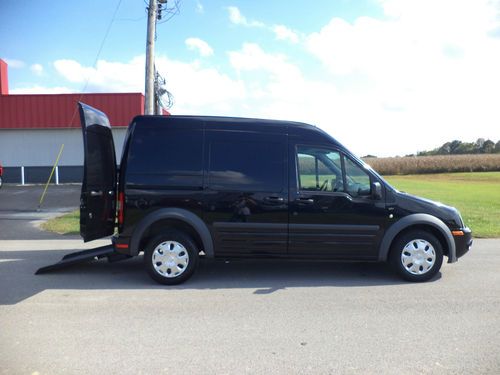 2012 ford transit connect wheelchair/handicap ramp van rear entry