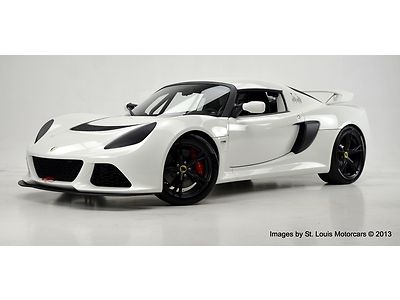 New 2013 lotus exige s cup aspen white car #5 of 10 built by lotus motorsport!