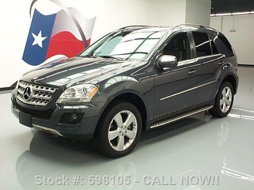 2010 mercedes-benz ml350 awd sunroof nav rear cam 26k texas direct auto