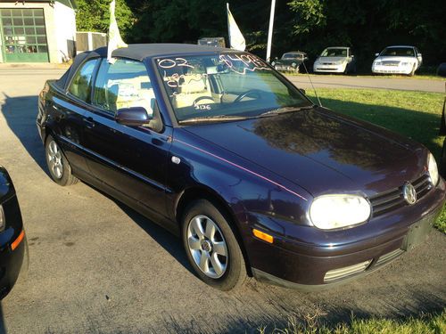 2002 volkswagen cabrio glx convertible 2-door 2.0l