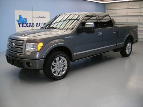 We finance!!!  2010 ford f-150 platinum 4x4 flex-fuel auto roof nav rcam sync !!